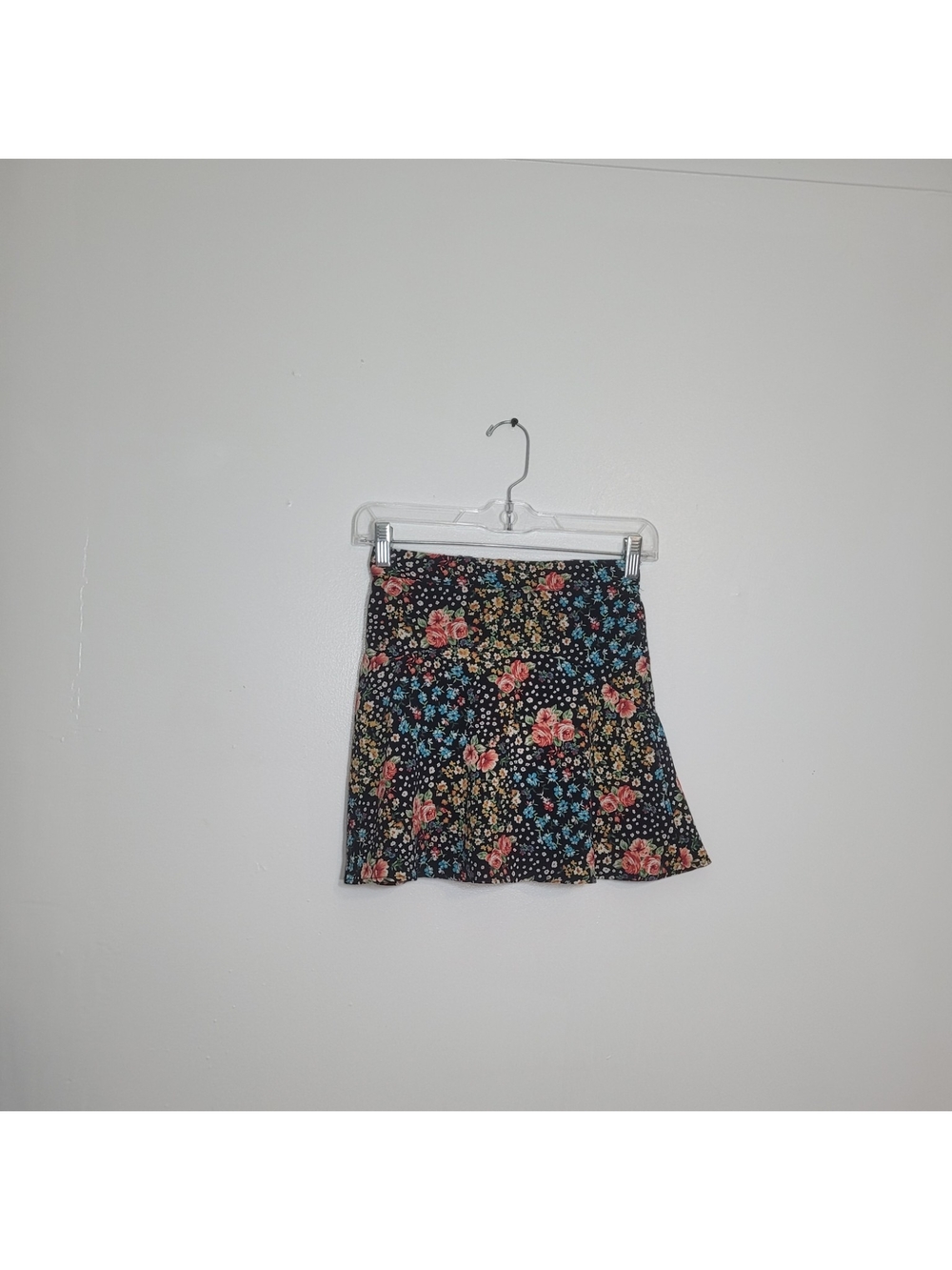 Altar'd State Floral Mini Fit And Flare Skater Skirt Size XS